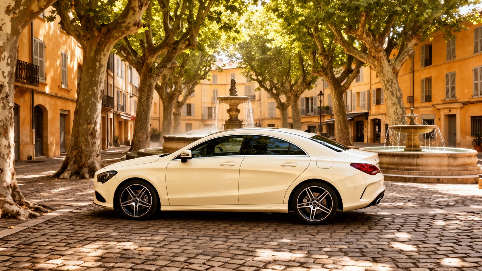 Mercedes-Benz CLA à Aix-en-Provence — Centre historique