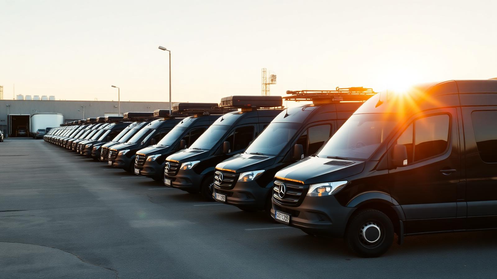 Flotte Mercedes Sprinter pour production