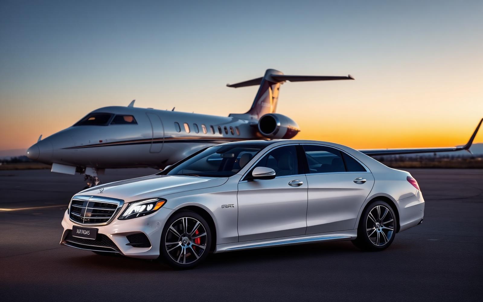 Mercedes + Jet privé